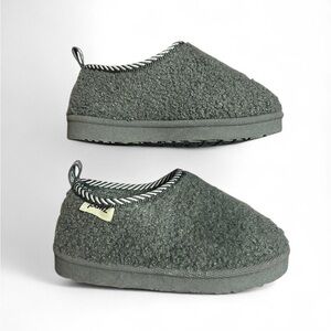 Pawz Cozy Gray Slipper Shoes Girls 9/10 NWOT